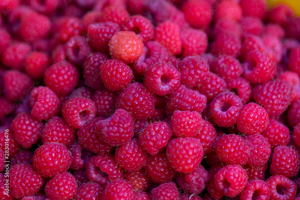 Organic raspberries Organic raspberries