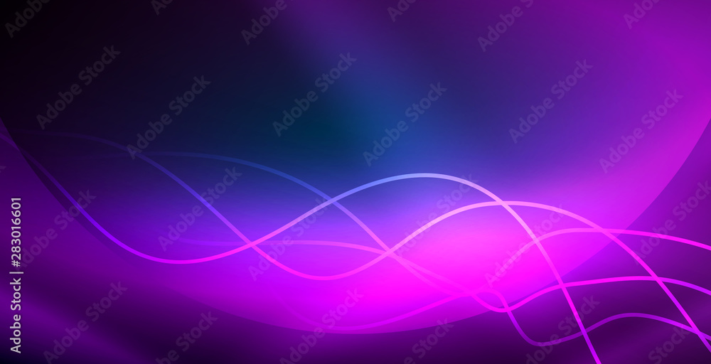 Neon wave background Neon wave background