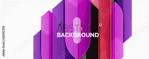 Abstract color lines dynamic background, modern material design style