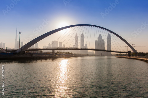 Tolerance Bridge in Dubai city, UAE © Ioan Panaite