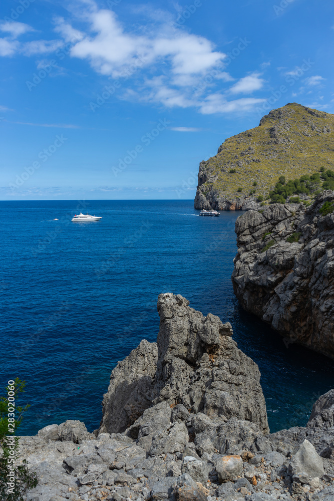 Seascape. North coast of the island of Mallorca Seascape. North coast of the island of Mallorca