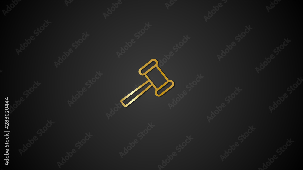 Gold Icon -Law- Gold Gradient Icons design for print, website and presentation Gold Icon -Law- Gold Gradient Icons design for print, website and presentation
