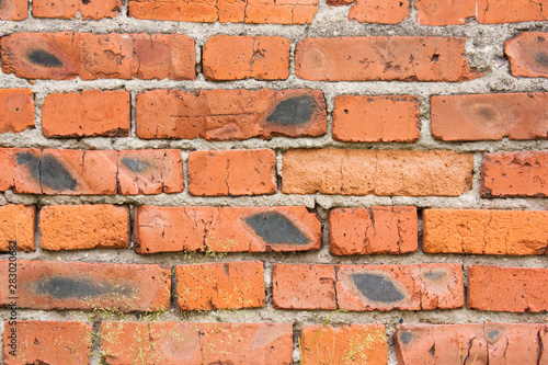 texture and background of old brick wall