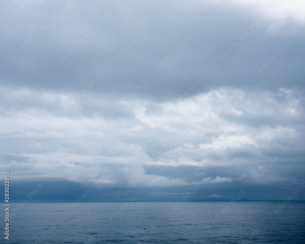 seascape with cloudy sky over sea seascape with cloudy sky over sea