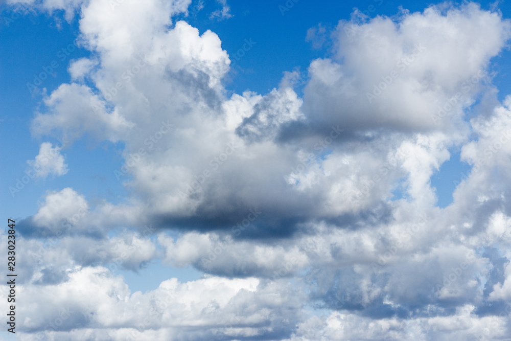 Cumulus Clouds in the blue sky before the storm Cumulus Clouds in the blue sky before the storm