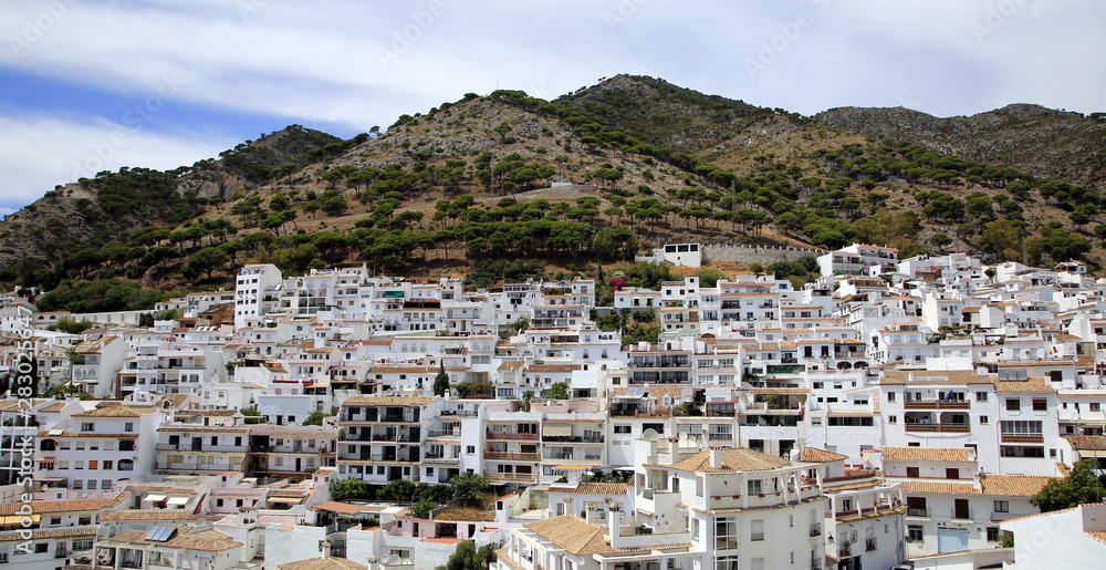 The picturesque mountain village of Mijas, Spain
