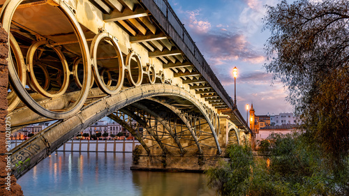 Puente de Triana en Sevilla photo