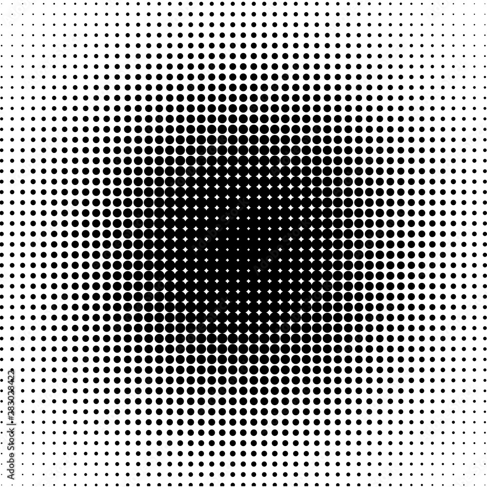 Black  dots on white background 