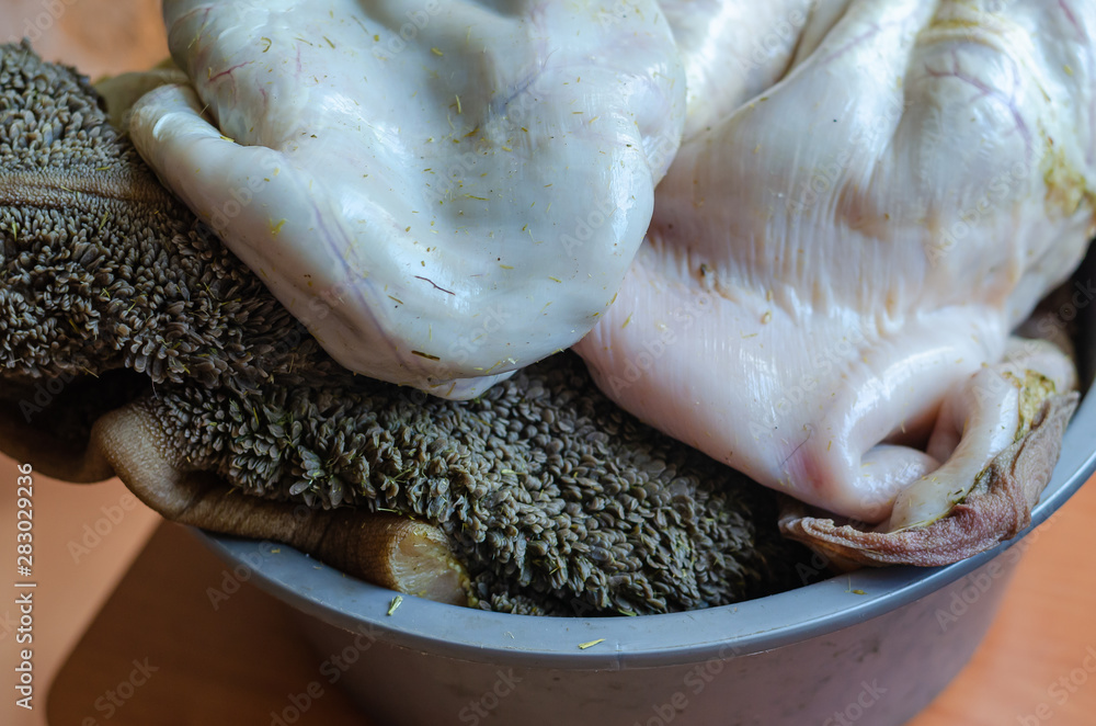 Beef top tripe raw