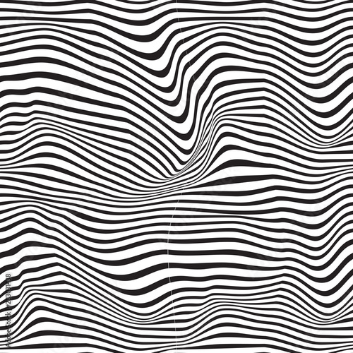 Pattern wavy zebra lines © Ethan Aberg