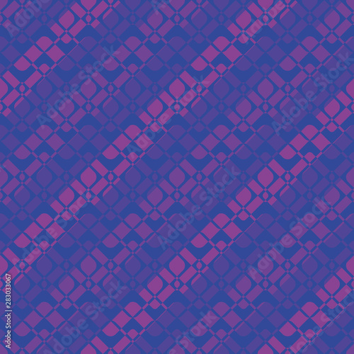 A seamless vector violet pattern with diagonal stripes. Surface print design.