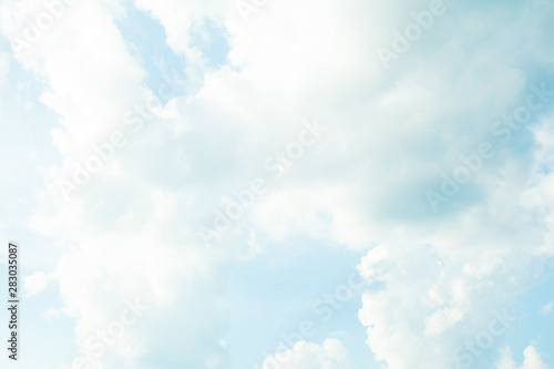 blue sky with cloud