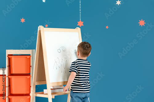 Little boy with autistic di...
