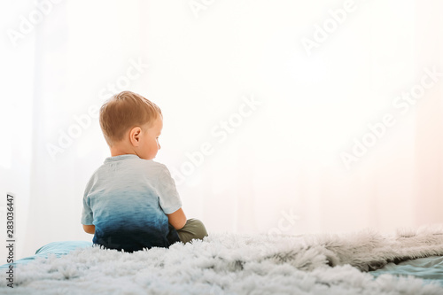 Little boy with autistic di...