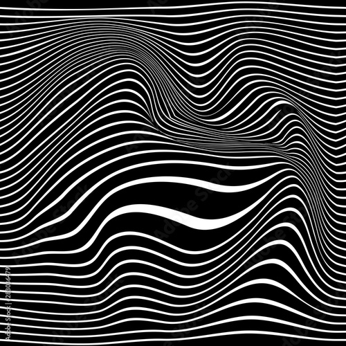 Pattern wavy zebra lines © Ethan Aberg