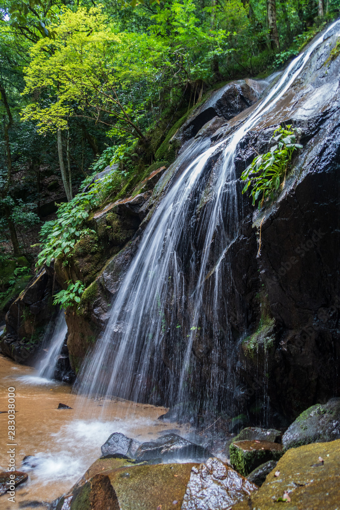 Naklejka premium Kinpiki Waterfall in Kyoto