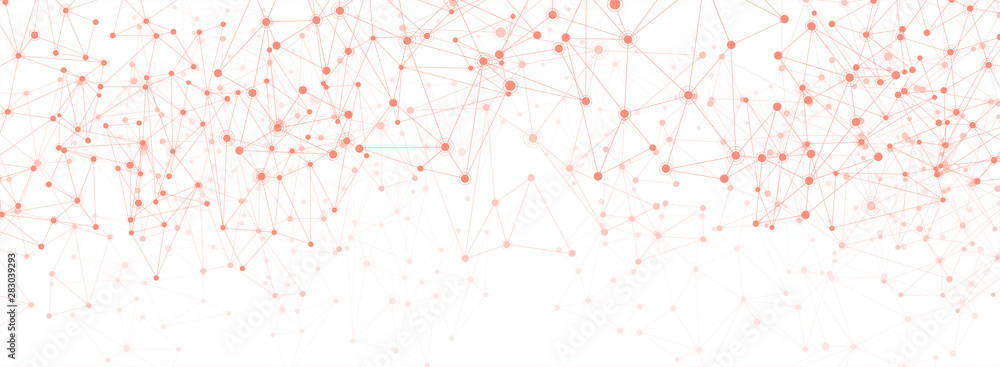 Global social communication horizontal banner with network mesh. Global social communication horizontal banner with network mesh.