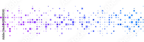 White horizontal background with color dotted pattern.
