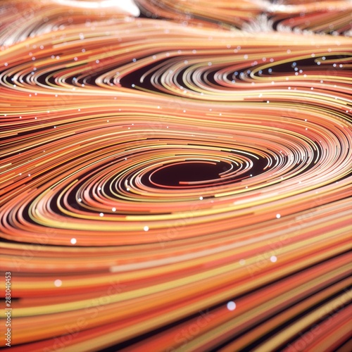 Vortex swirl fibre optics