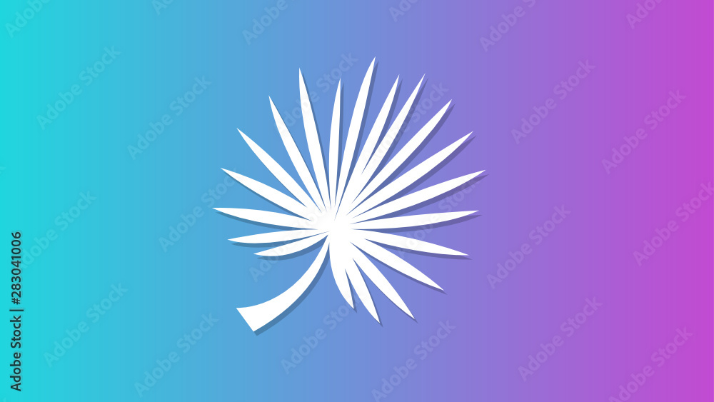 Vector leaf icons. Leaf symbol for your web site design, logo, app, UI. White Leaf icon, cloud shape.