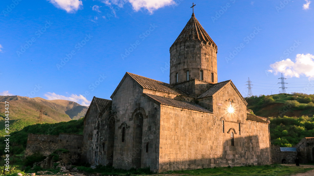 Gegard Church in the Mountains, Yerevan, Armenia 