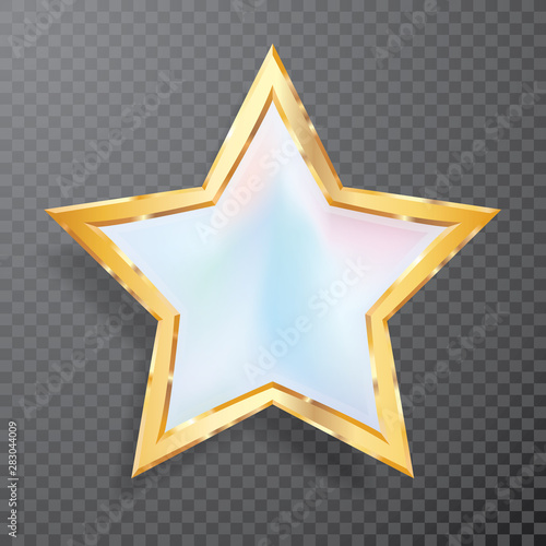 fat gold opal star