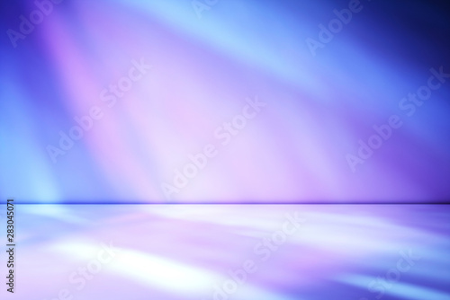 Artistic studio wall background in tones of purple photo