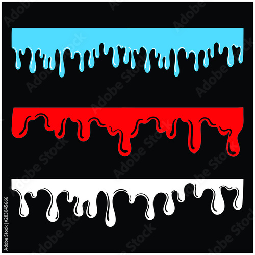 Water Paint Stain sticky lines