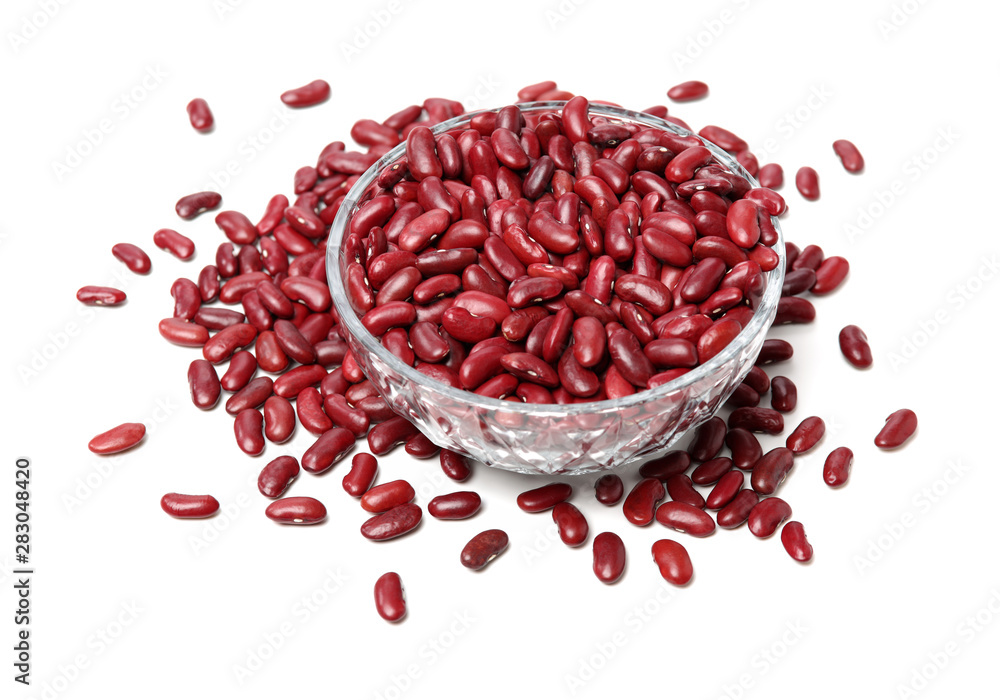 Red Beans stock photo,kidney bean on white background. Red Beans stock photo,kidney bean on white background.