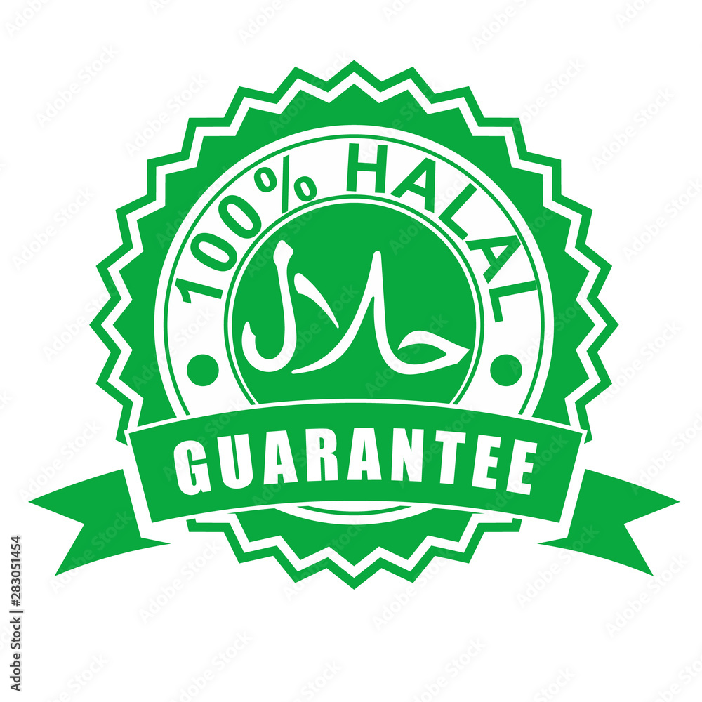 HALAL, organic food label HALAL, organic food label
