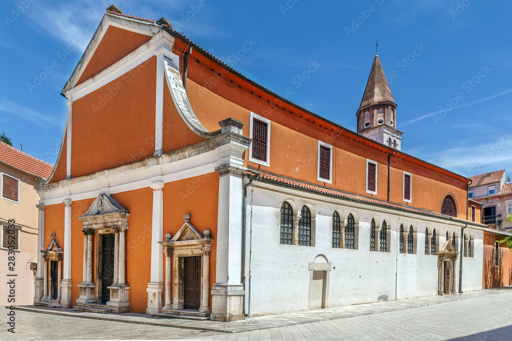 Obraz premium Church of St. Sime, Zadar, Croatia