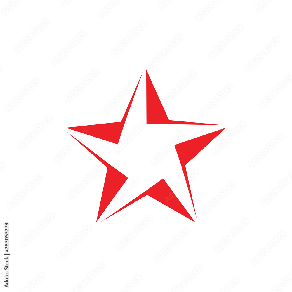 star 3d geometric flat logo vector star 3d geometric flat logo vector