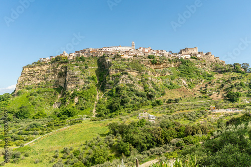 View of historic Santa Severina in Calabria  Italy