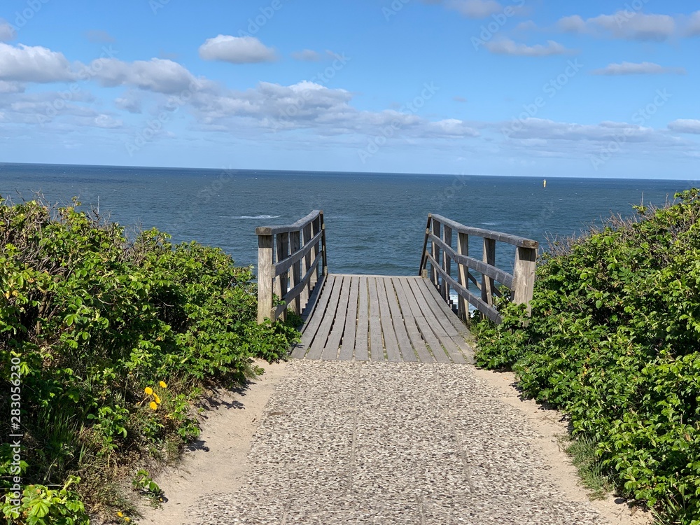 Obraz premium Steg zum Meer