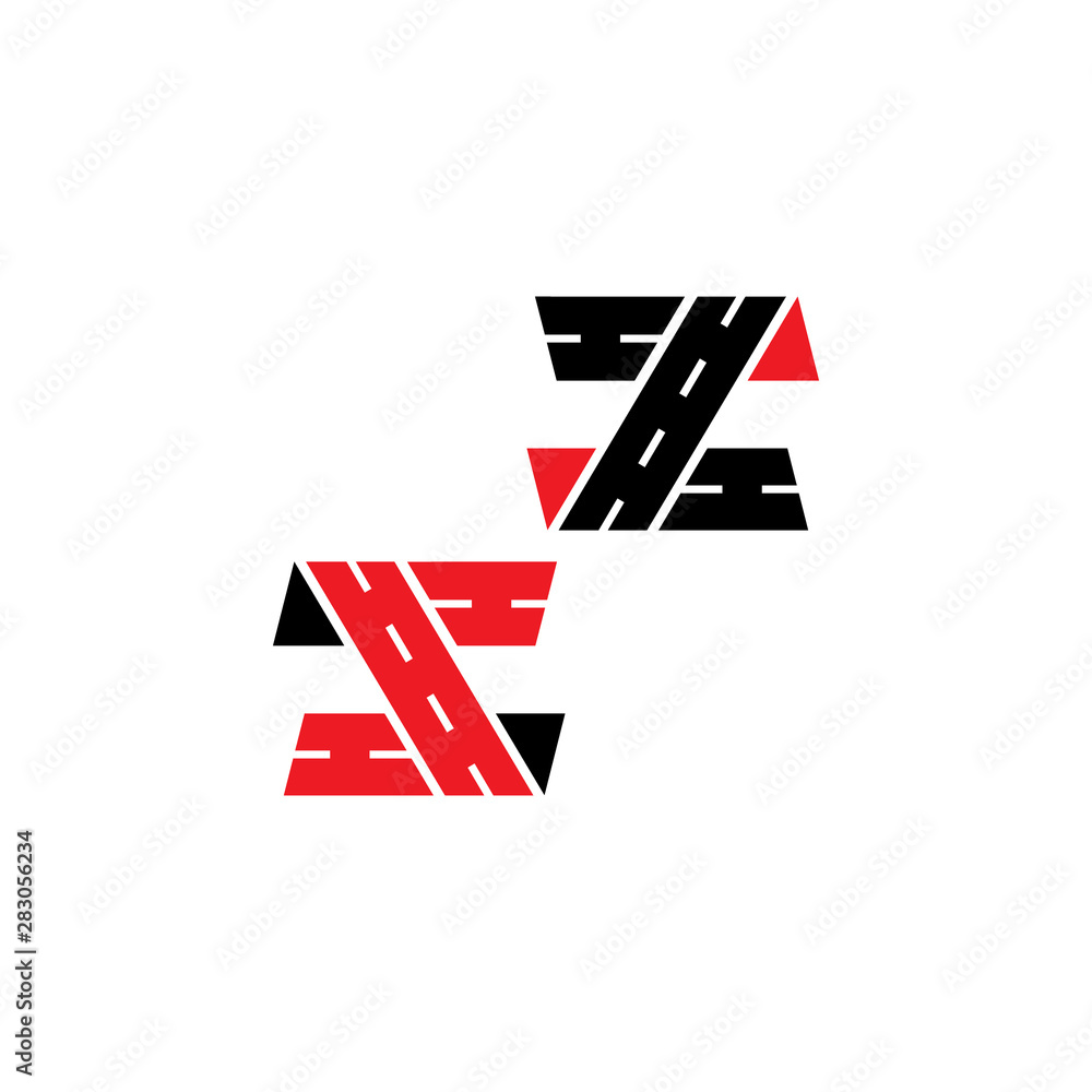 letter z street design logo vector letter z street design logo vector