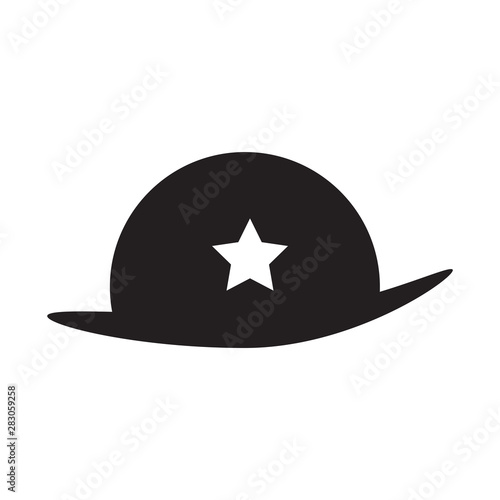 hat vintage icon vector design template