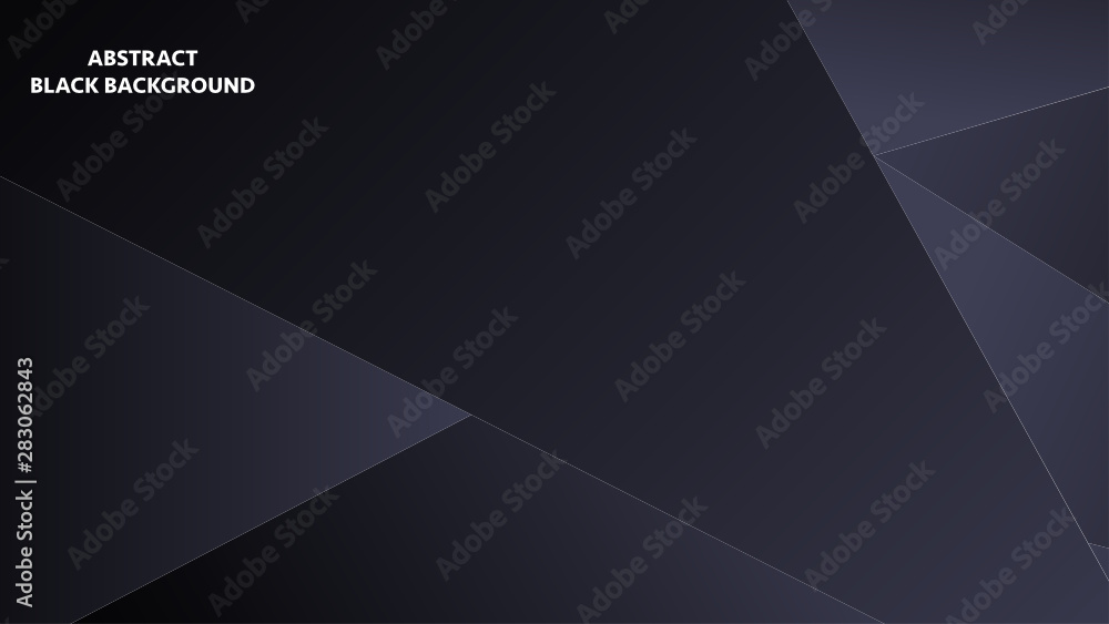 Abstract polygonal pattern luxury dark blue background