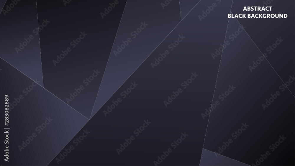 Abstract polygonal pattern luxury dark blue background