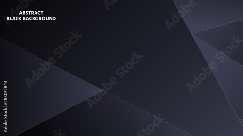 Abstract polygonal pattern luxury dark blue background