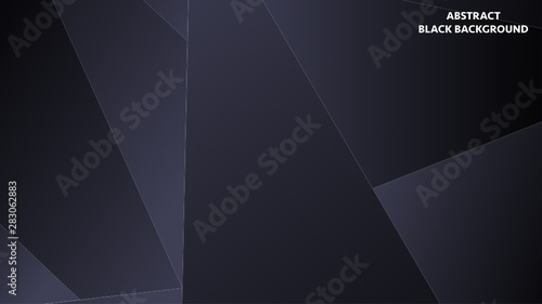 Abstract polygonal pattern luxury dark blue background
