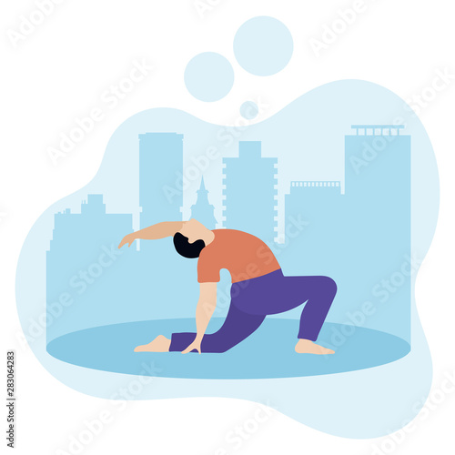 People sport yoga website Healthy lifestyle