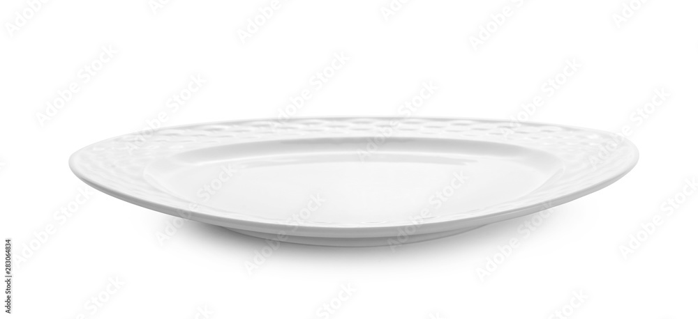 plate isolated on white background plate isolated on white background