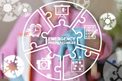 Фотография Emergency Preparedness Checklist Plan Health Hospital Patient Evacuation concept