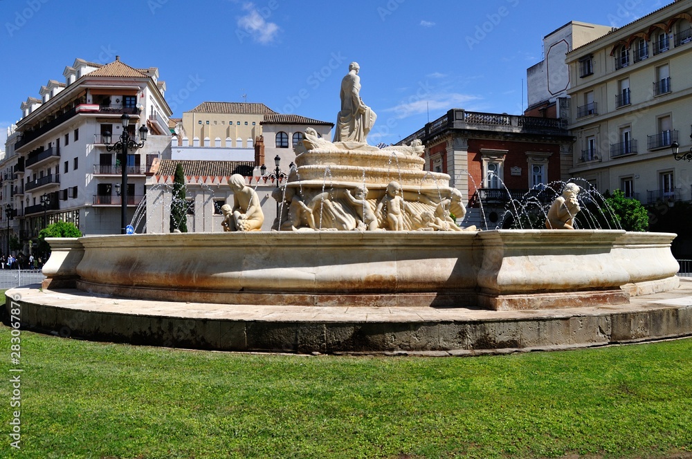 Fototapeta premium Fuente de Hispalis en Sevilla