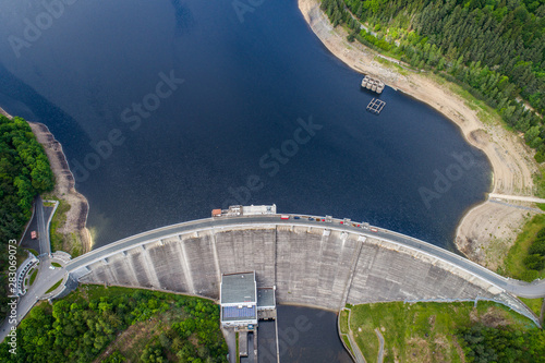 Vir is a dam with a dam with a height of 76.5 m on the river Svratka above the village Vir. It was built between 1947 and 1957. Its construction caused the disappearance of the village Chudobin.