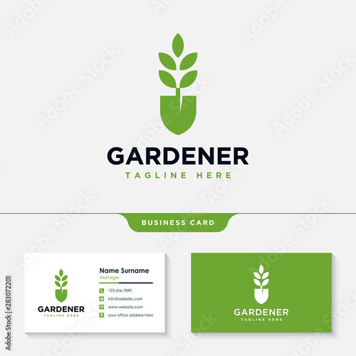 Gardener logo collections design inspiration vector, Lawn care, farmer, lawn service logotype, icon vector