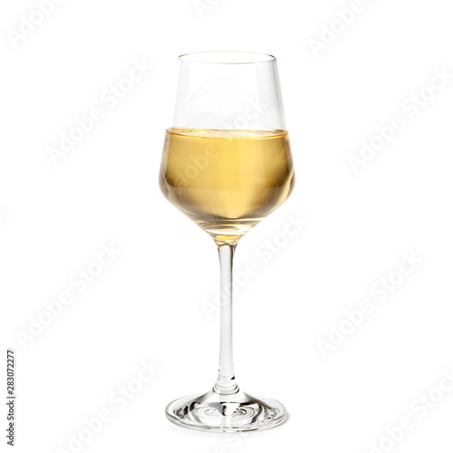glass of  Passito wine isolated on white background