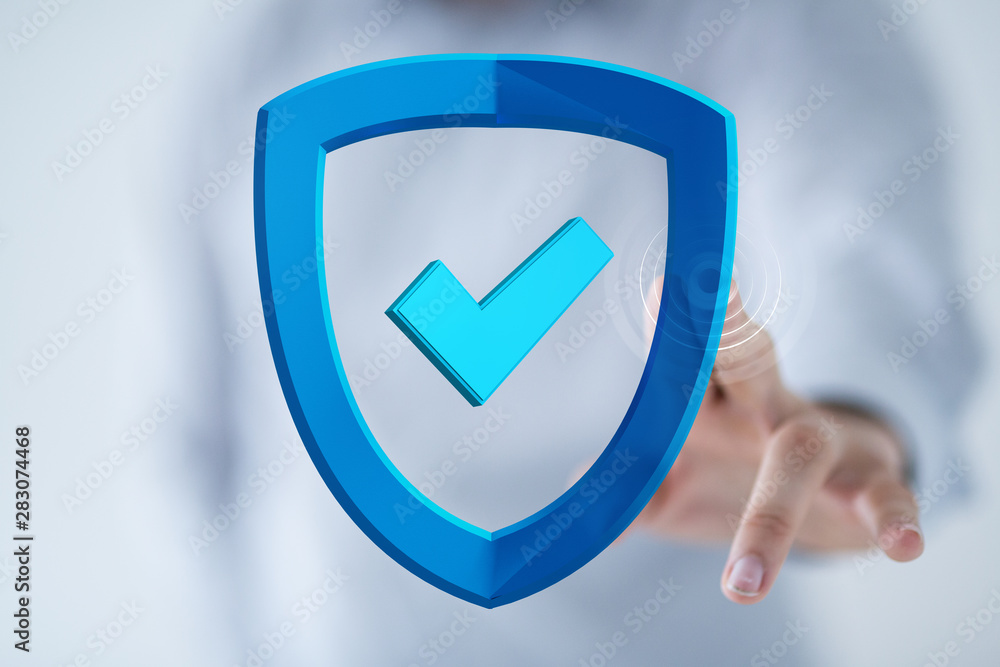 security data code digital in hand security data code digital in hand