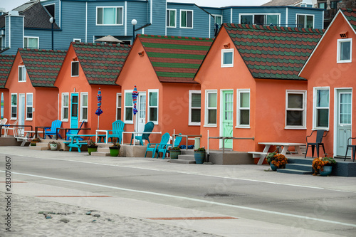beach oceanside rental summer Fototapet