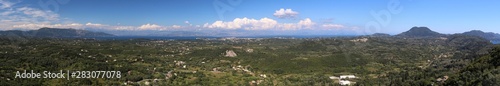 Corfu island panorama